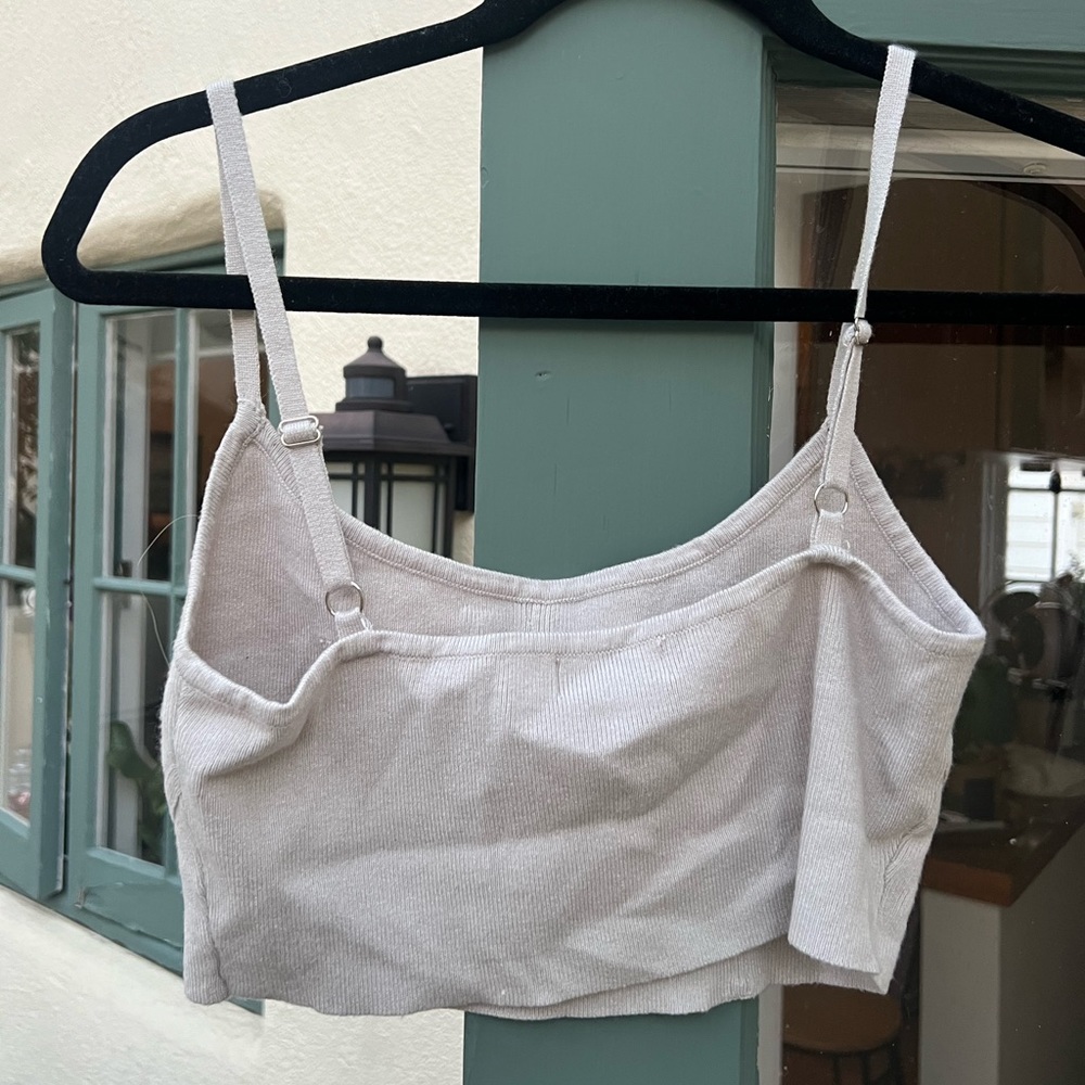 Cream Crop Top - Picture 3 of 3